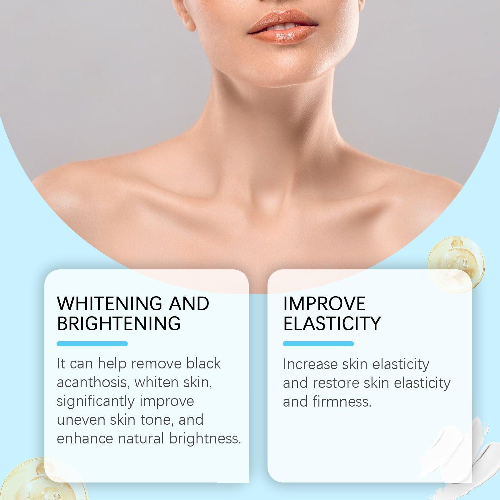 Ouhoe Black Acanthoderm Whitening Cream Soft Moisturizing, Moisturizing, Tender Skin Refreshing, Non-Greasy Elbow Neck Line Care