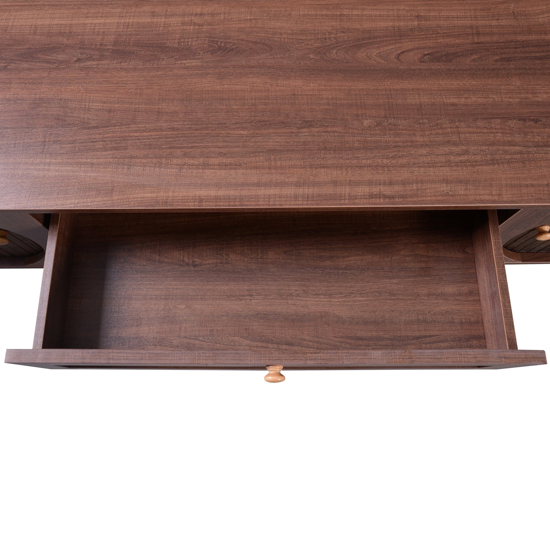 Modern Farmhouse Rattan TV Stand BLAKHOM