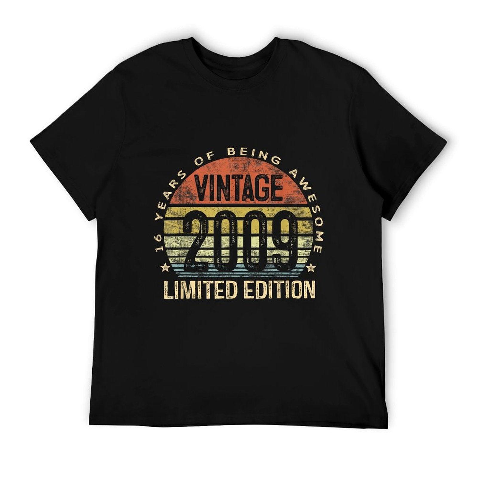 Vintage 2009 Limited Edition 16-Year-Old Gifts 16th Birthday T-Shirt