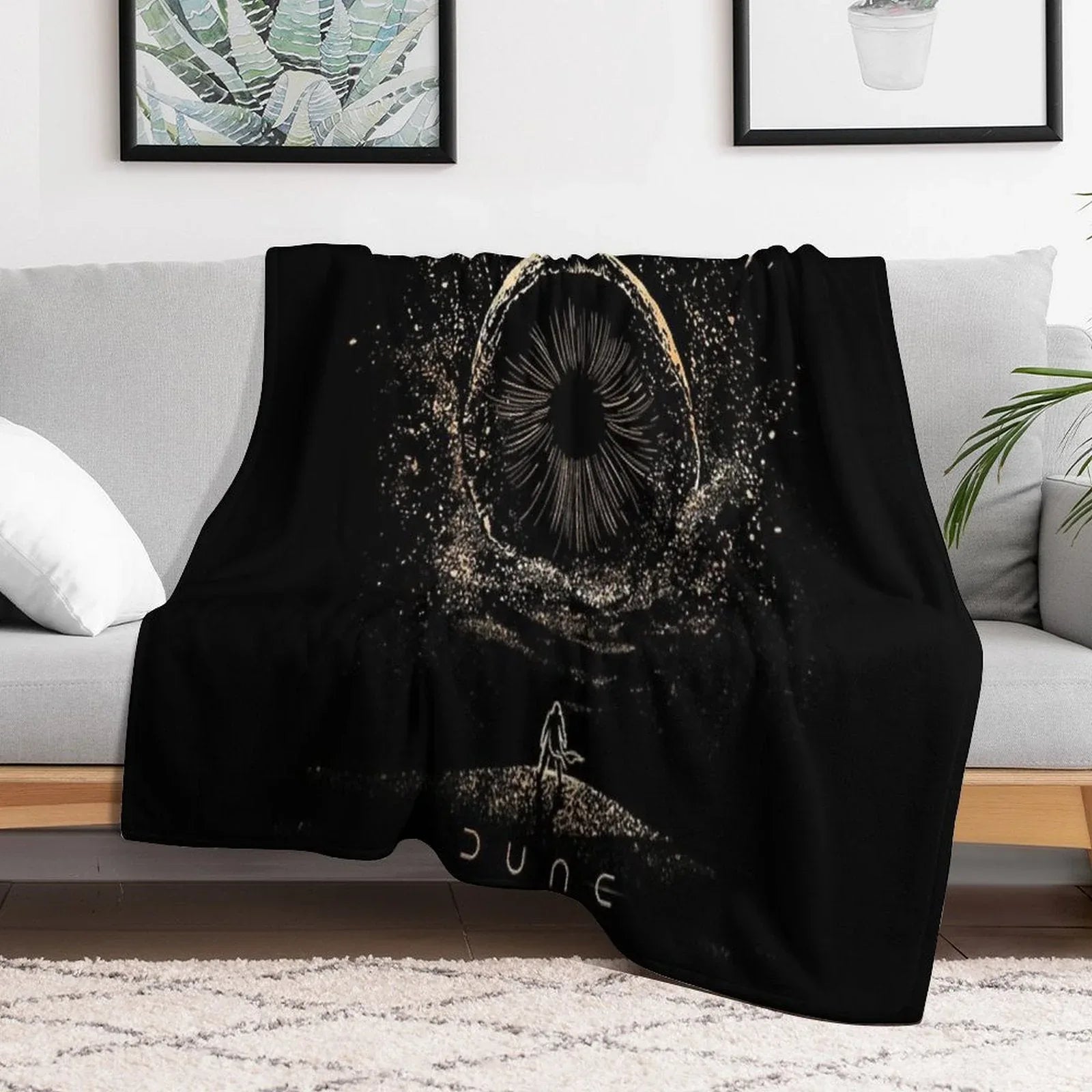 Shai-Hulud The Sandworm Throw Blanket