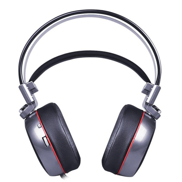 Luxury Proffesional Studio Gaming PC Headphones With LED Lights In Modern Luxury Metal Design For Gamers and DJ