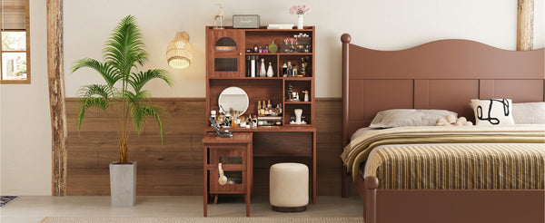 Computer Desk with 90 Degree Rotating Desktop BLAKHOM