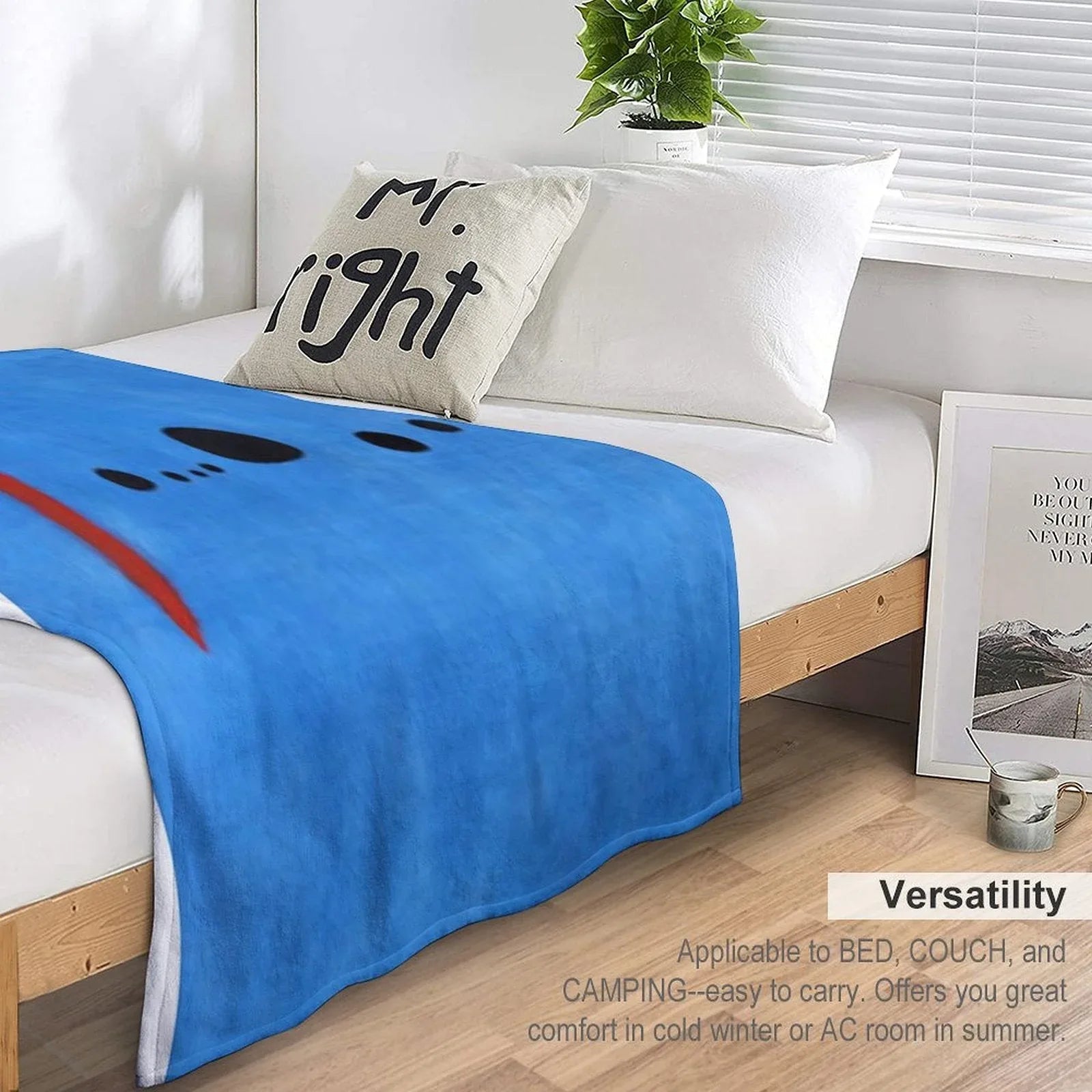 Joan Miro Blue 2 Throw Blanket