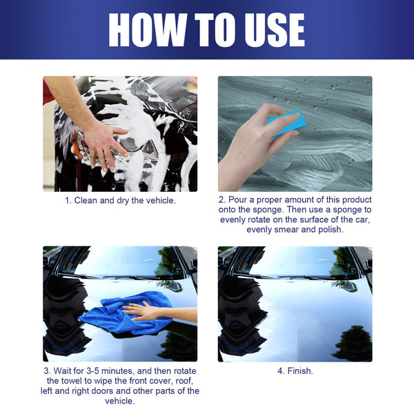 Auto Ceramics Coating, Clean Decontamination Waterproof Dustproof Scratch Repair Paint Maintenance Renovation Coating Solution