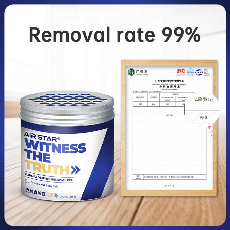 New house formaldehyde removal agent, formaldehyde removal jelly gel photocatalyst to remove odor, decoration and formaldehyde r