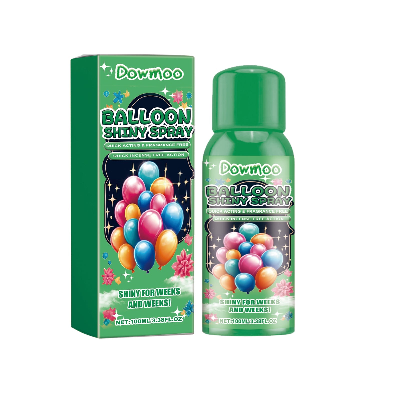 n Balloon Shiny Spray, Evenly Spray The Brightener To Enhance The Surface Brightness Of The Balloon