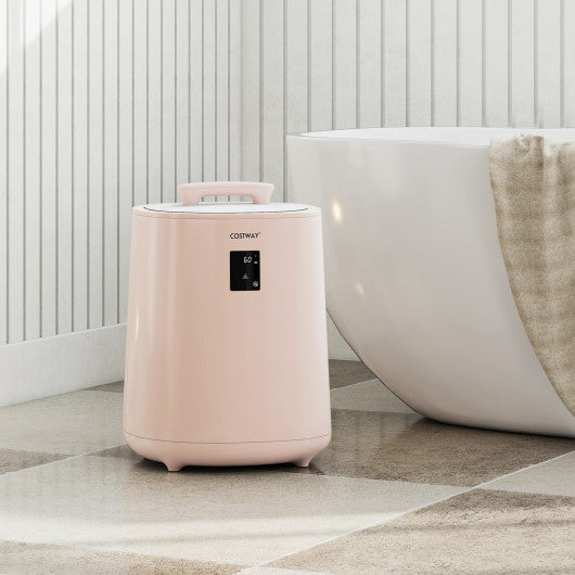 18L Large Towel Warmer with LED Display and Auto Shut off-Pink