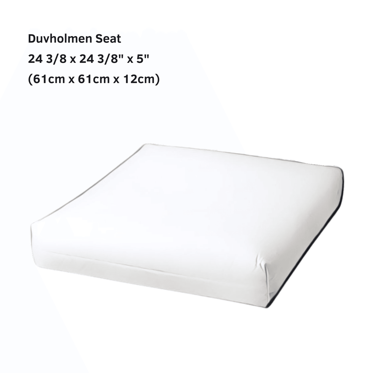 Green Banana Leaf Outdoor Seat Cushion Covers – 2 Pack | Patio Chair Replacement Covers | Fits IKEA Duvholmen