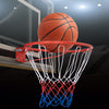 18 Inch Basketball Rim Goal Replacement with All Weather Net and Mounting Hardware-Orange