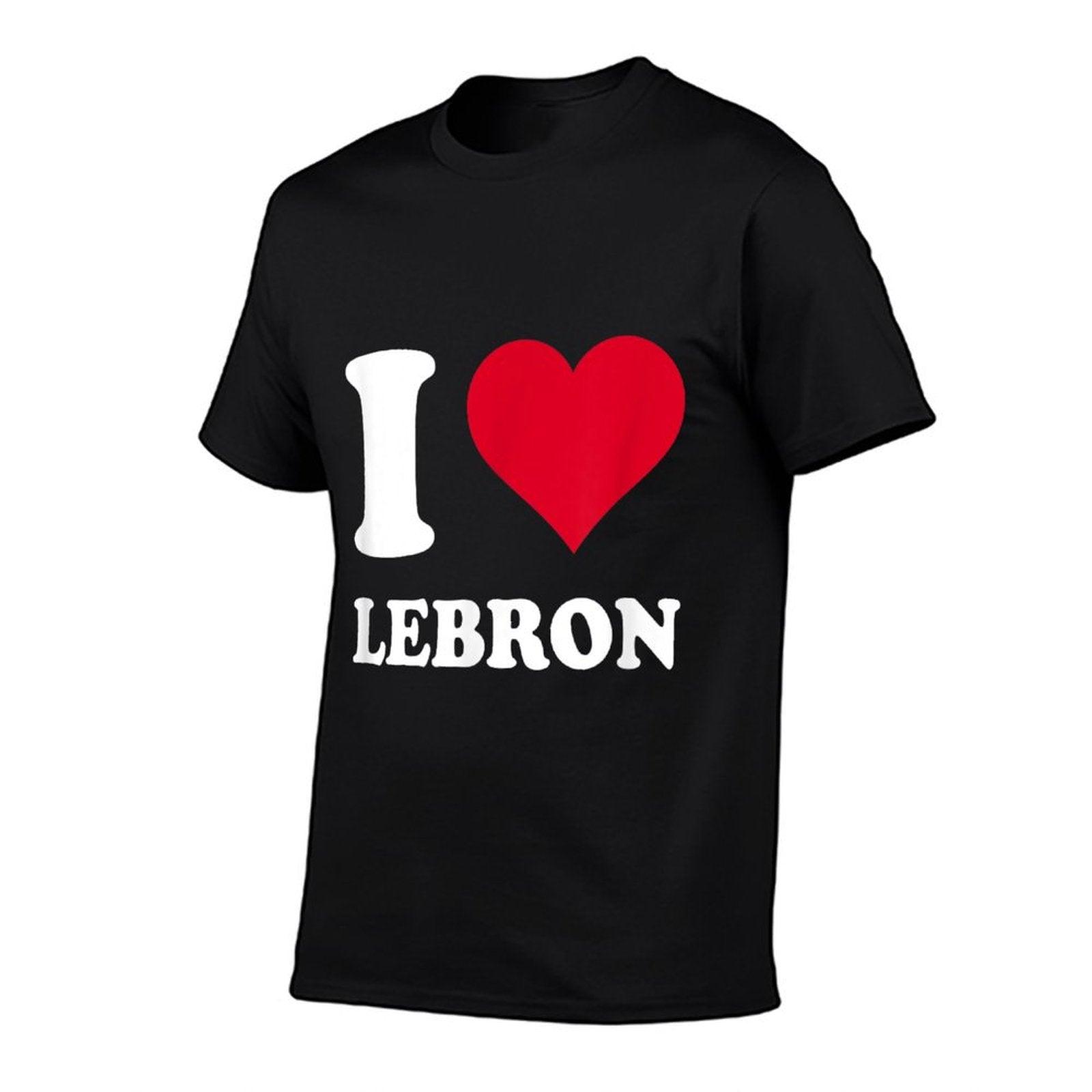 Red Heart I Love Lebron  Odor-resistant T-Shirt