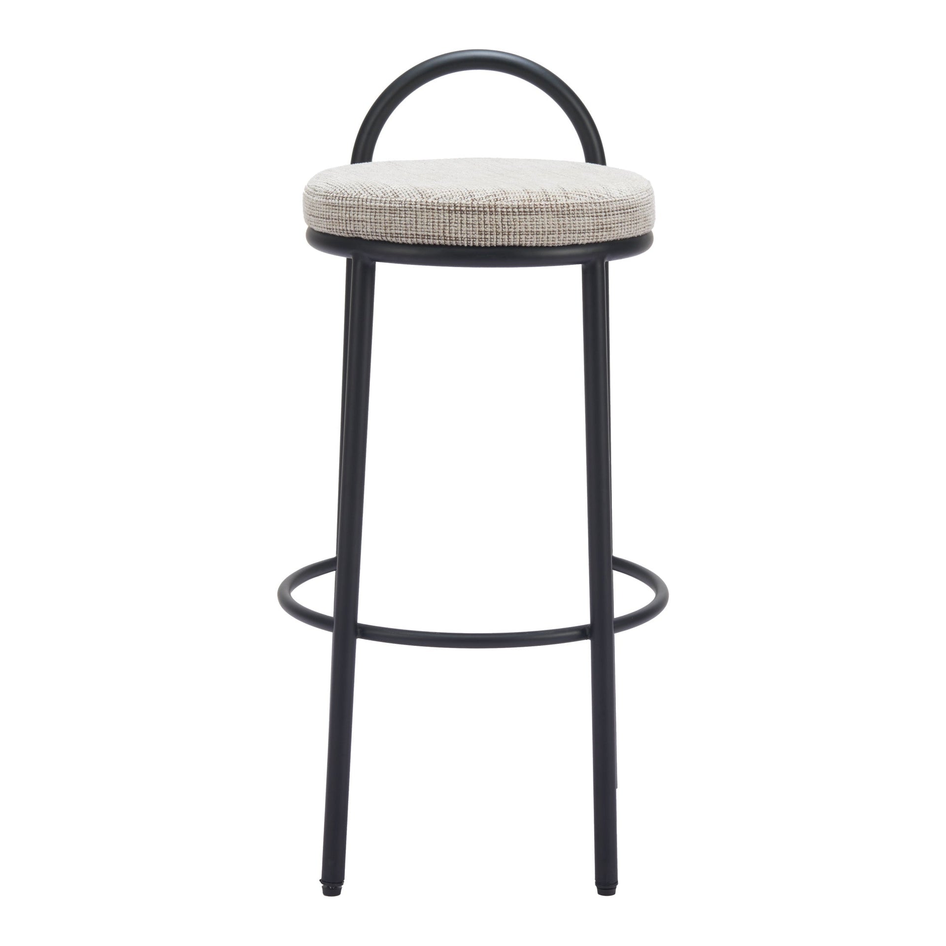 Sisal Barstool (Set of 2) Beige Tweed