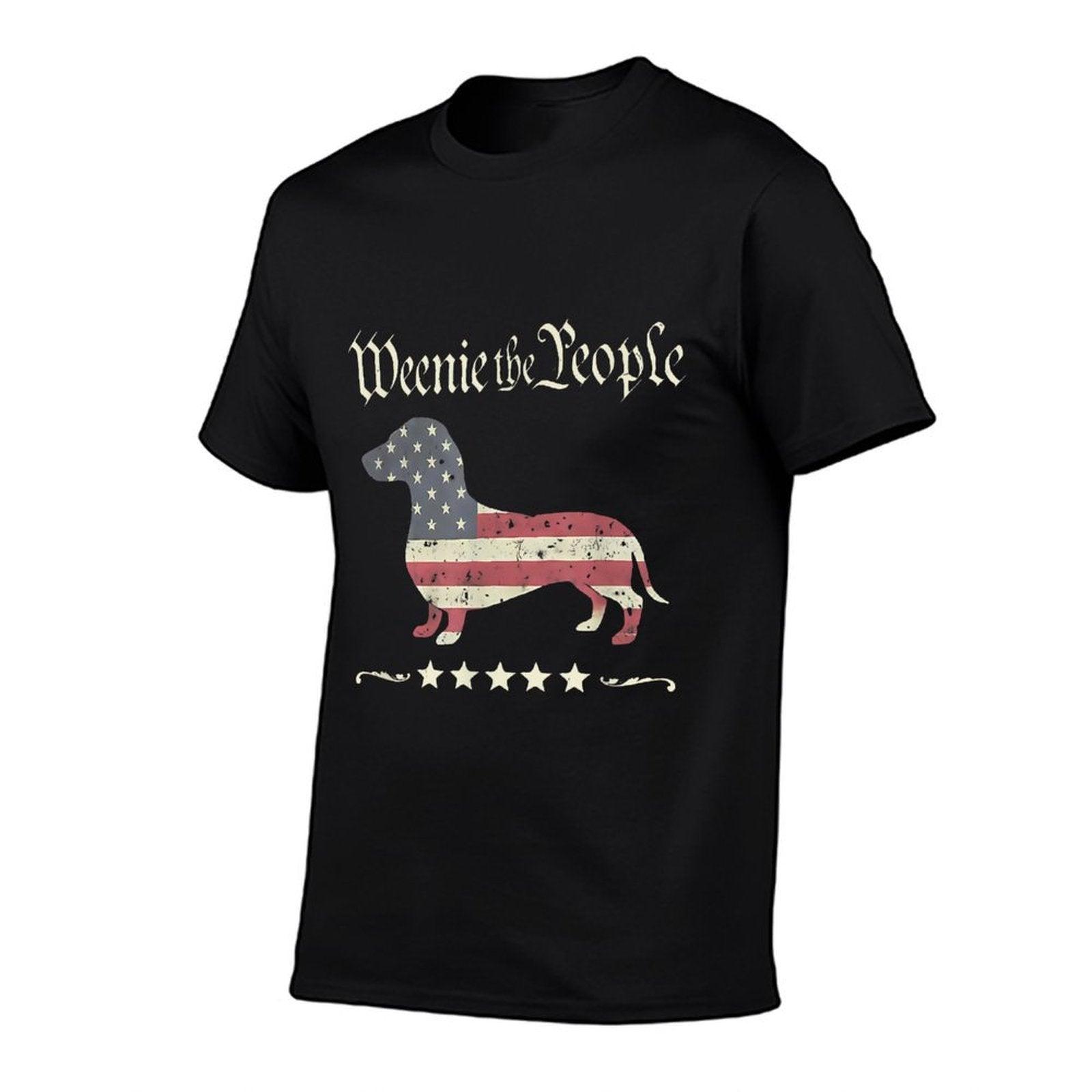 Weenie The People Dachshund 4th of July  Moisture-wicking T-Shirt