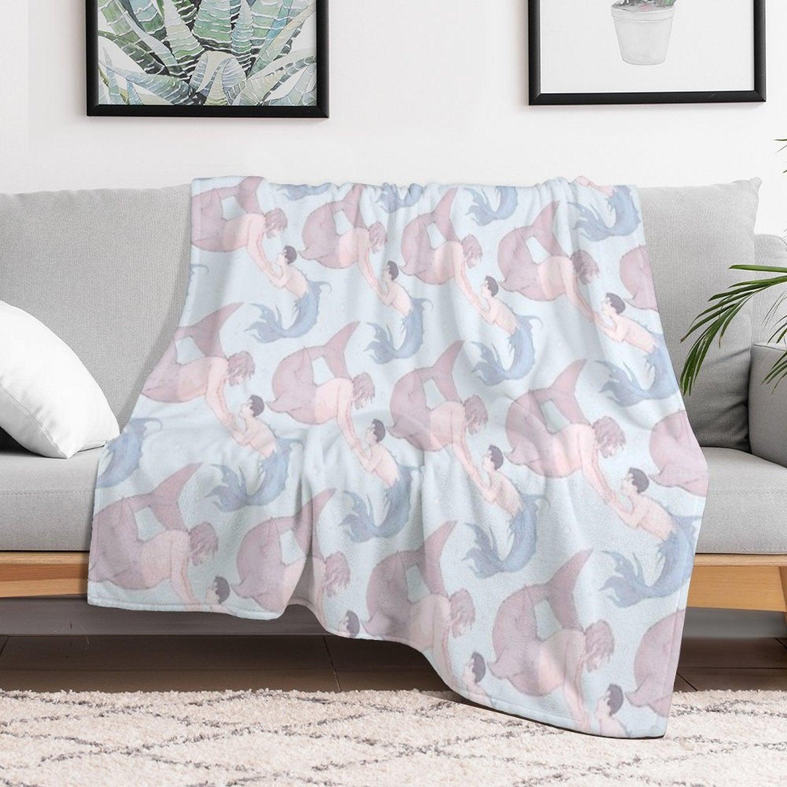 Hankcon Mermay Throw Blanket