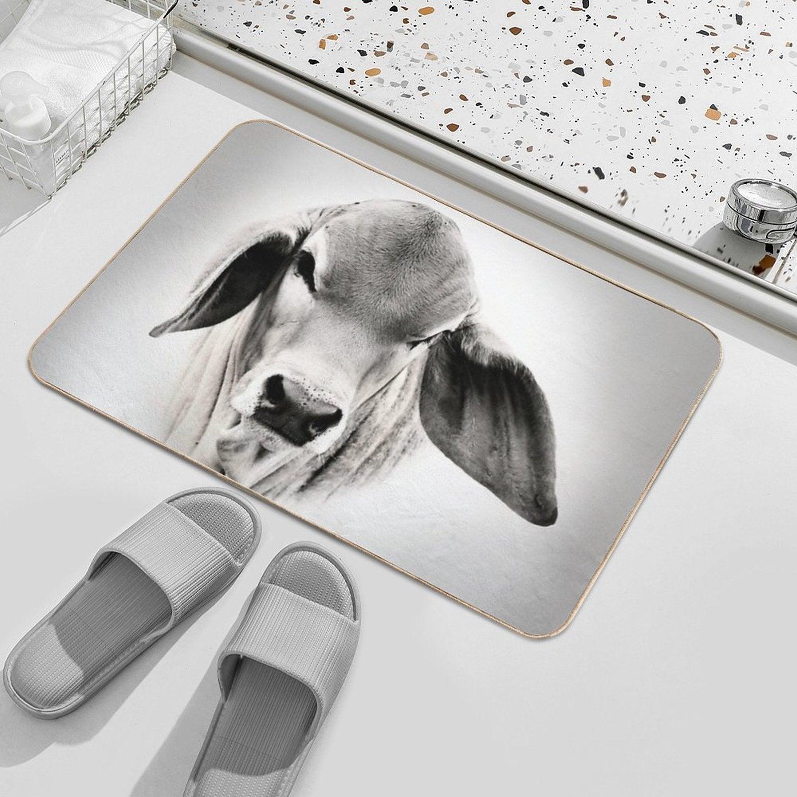 BRAHMAN CALF, WALL ART AND DESIGNS Bath Mat
