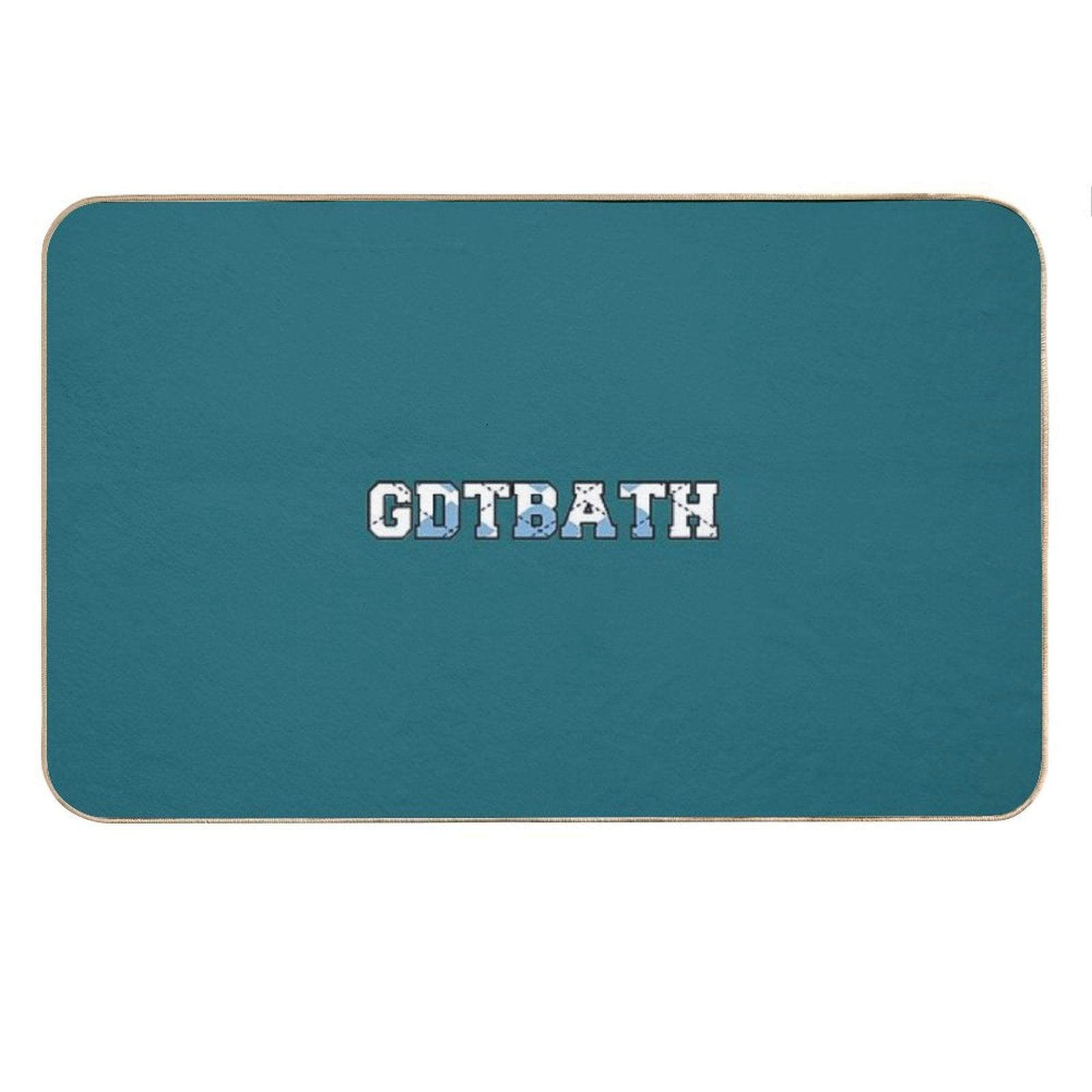 GDTBATH Argyle Bath Mat