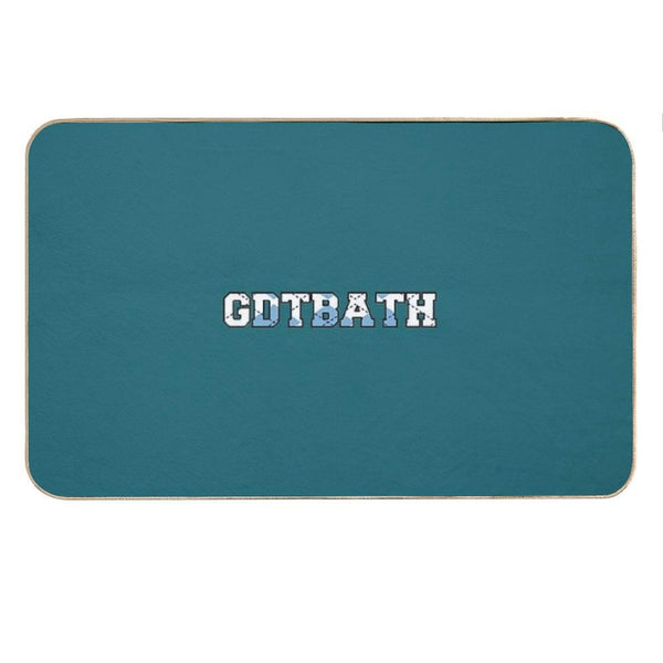 GDTBATH Argyle Bath Mat