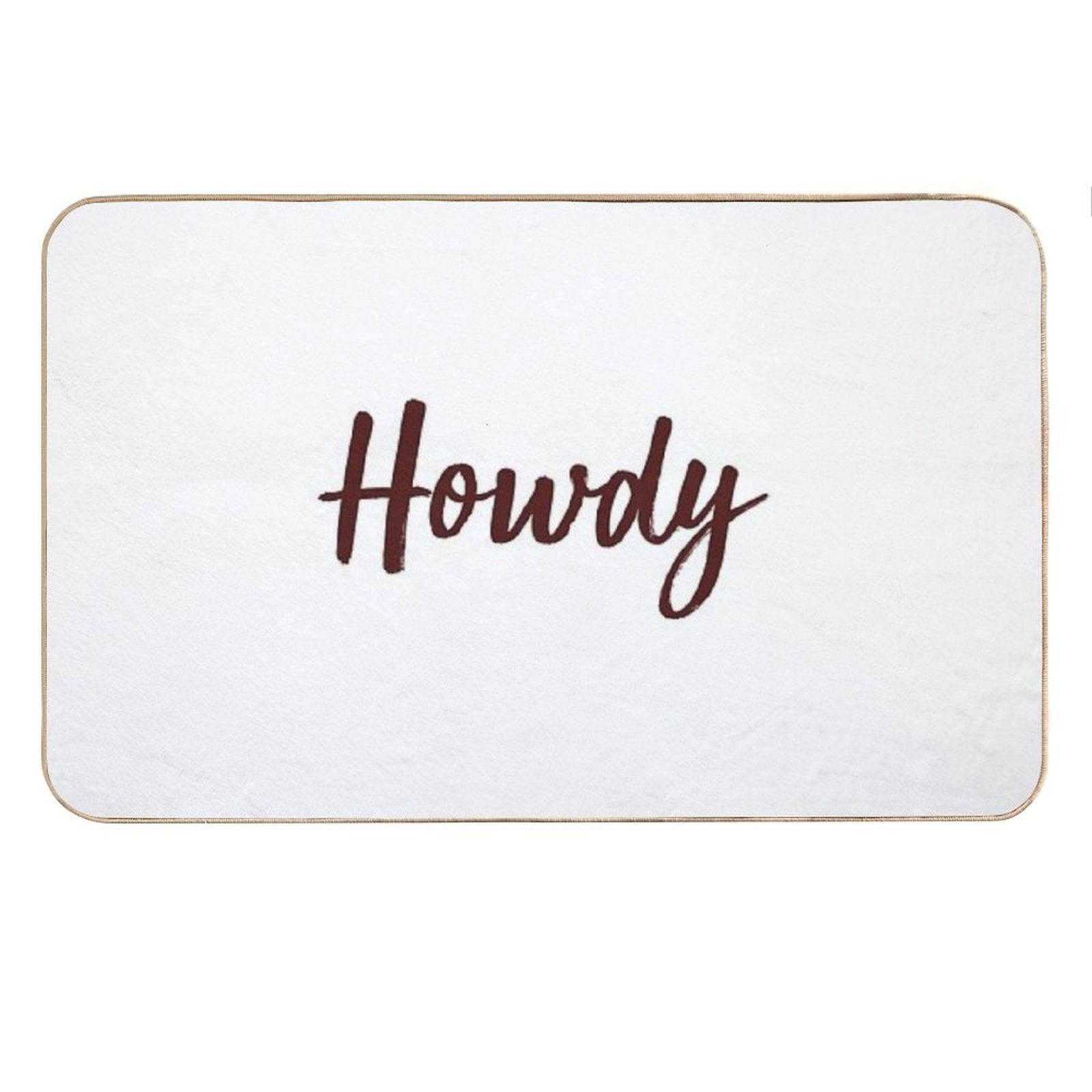Howdy Bath Mat