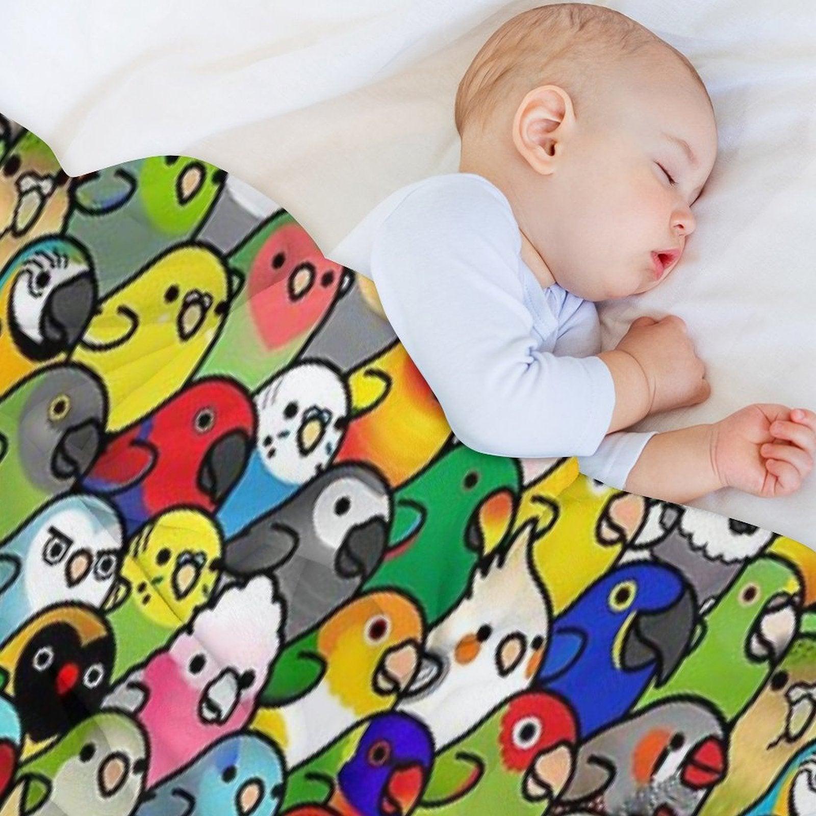 Everybirdy Pattern 2023 Throw Blanket