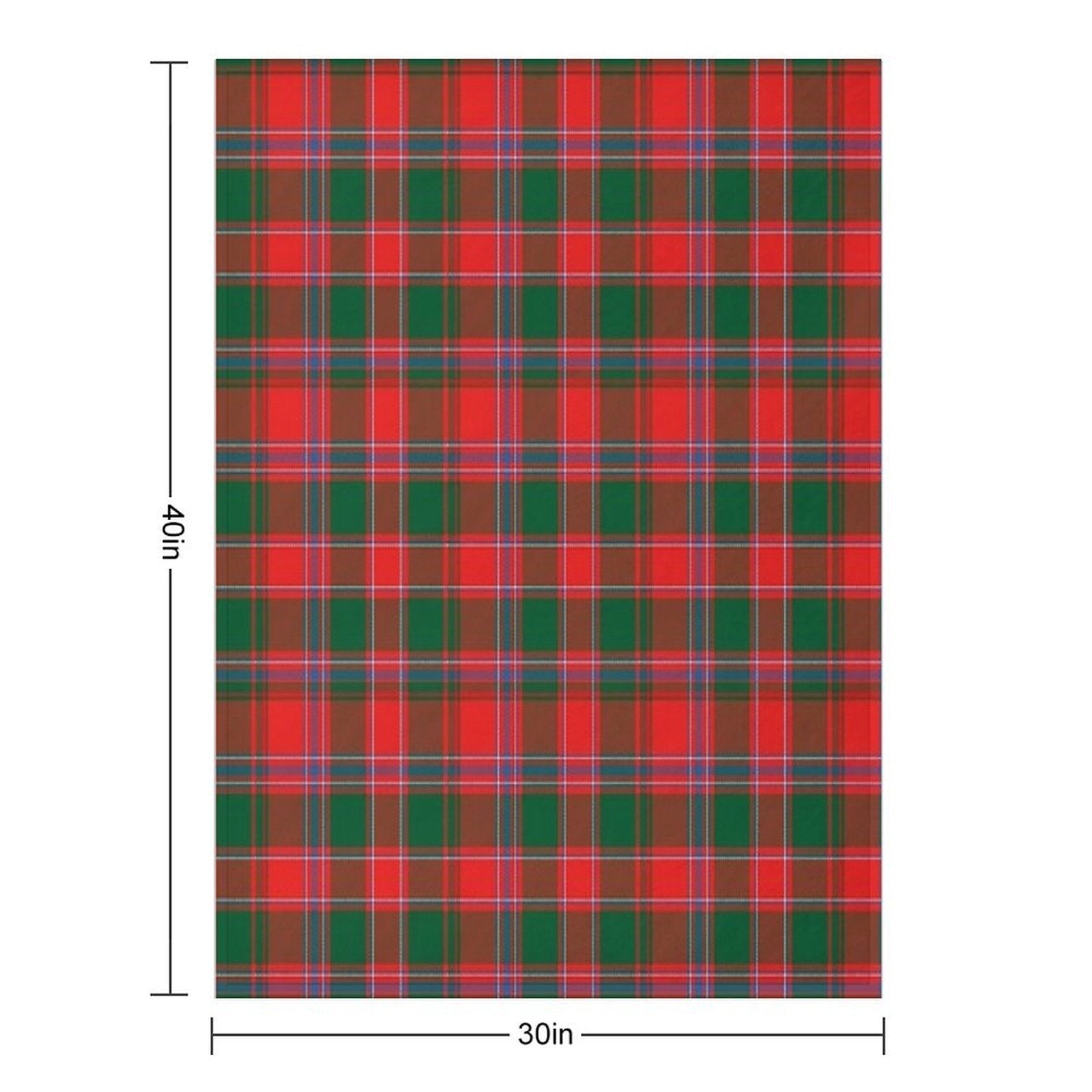 Clan Dalziel Tartan Anti-pilling Throw Blanket