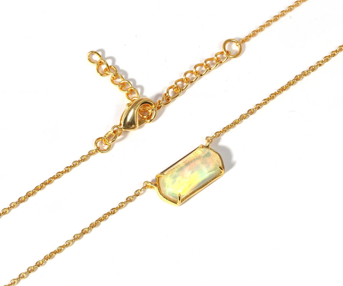 Aura Pendant Necklace - 18k Gold Plated