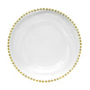 Gold Beaded Glass Charger Plate 13