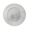 Light Silver Antique Glass Chargers 4-Piece Set 13