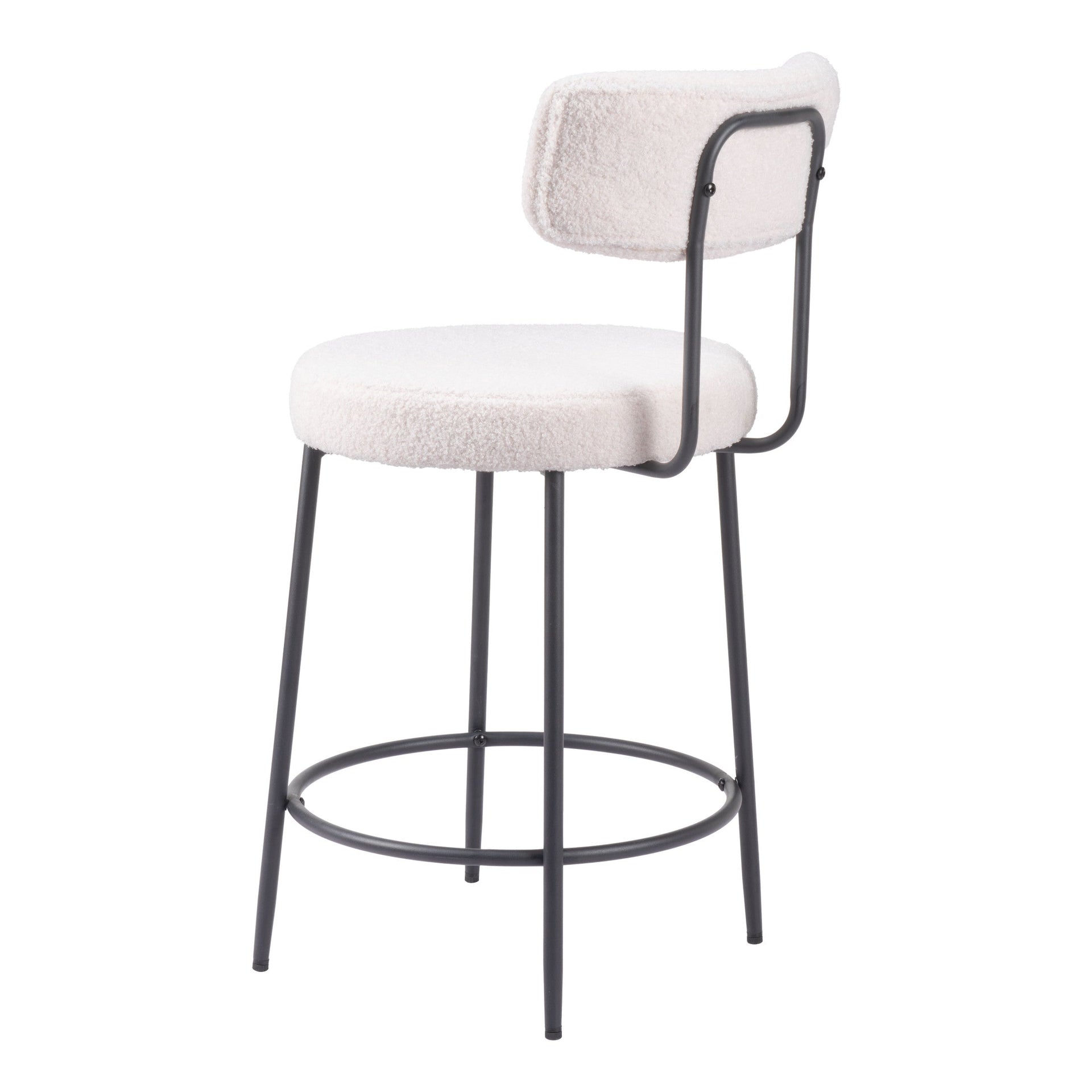 Blanca Counter Stool (Set of 2) Ivory