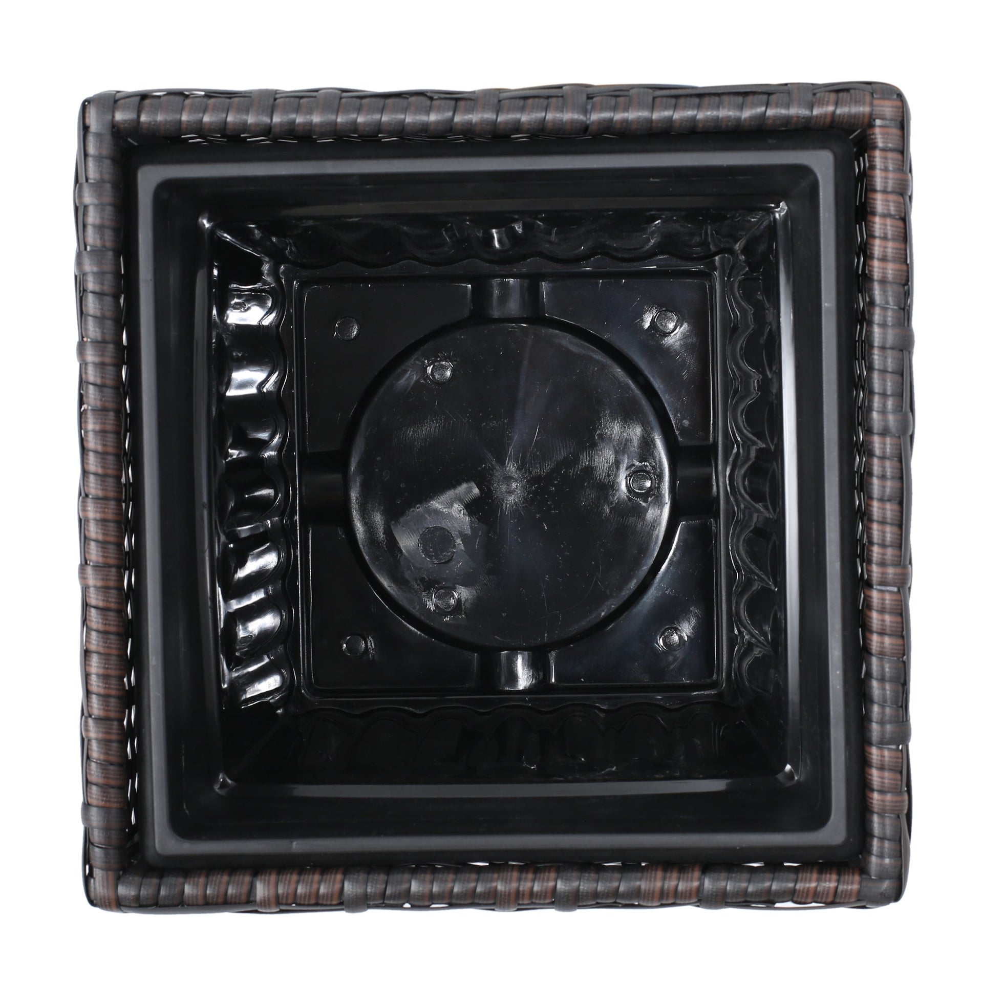 Rattan FLOWER POT Decorative Planter for Indoor and Outdoor Use, Handwoven Design