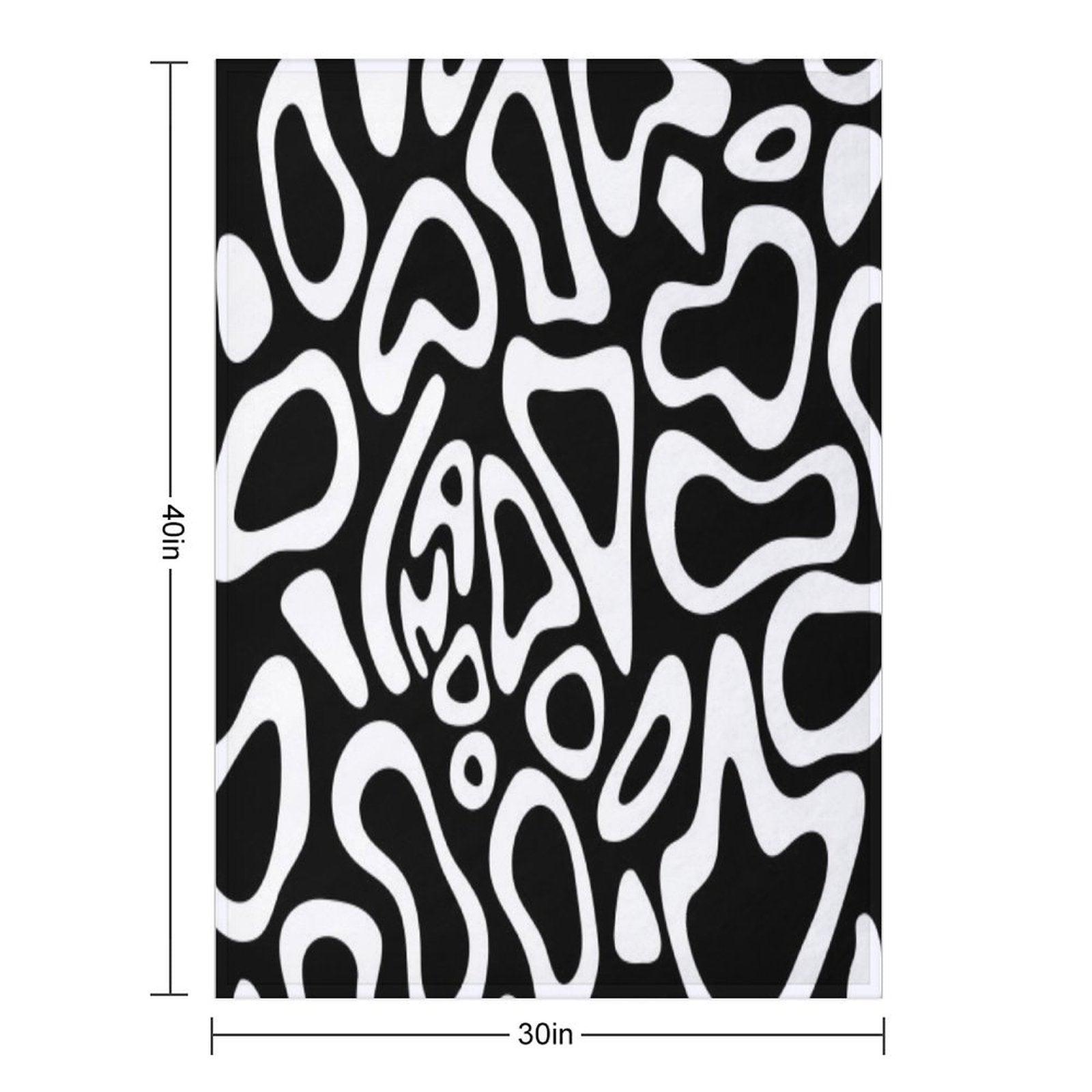 Lando Norris 2024 White Helmet Pattern Throw Blanket
