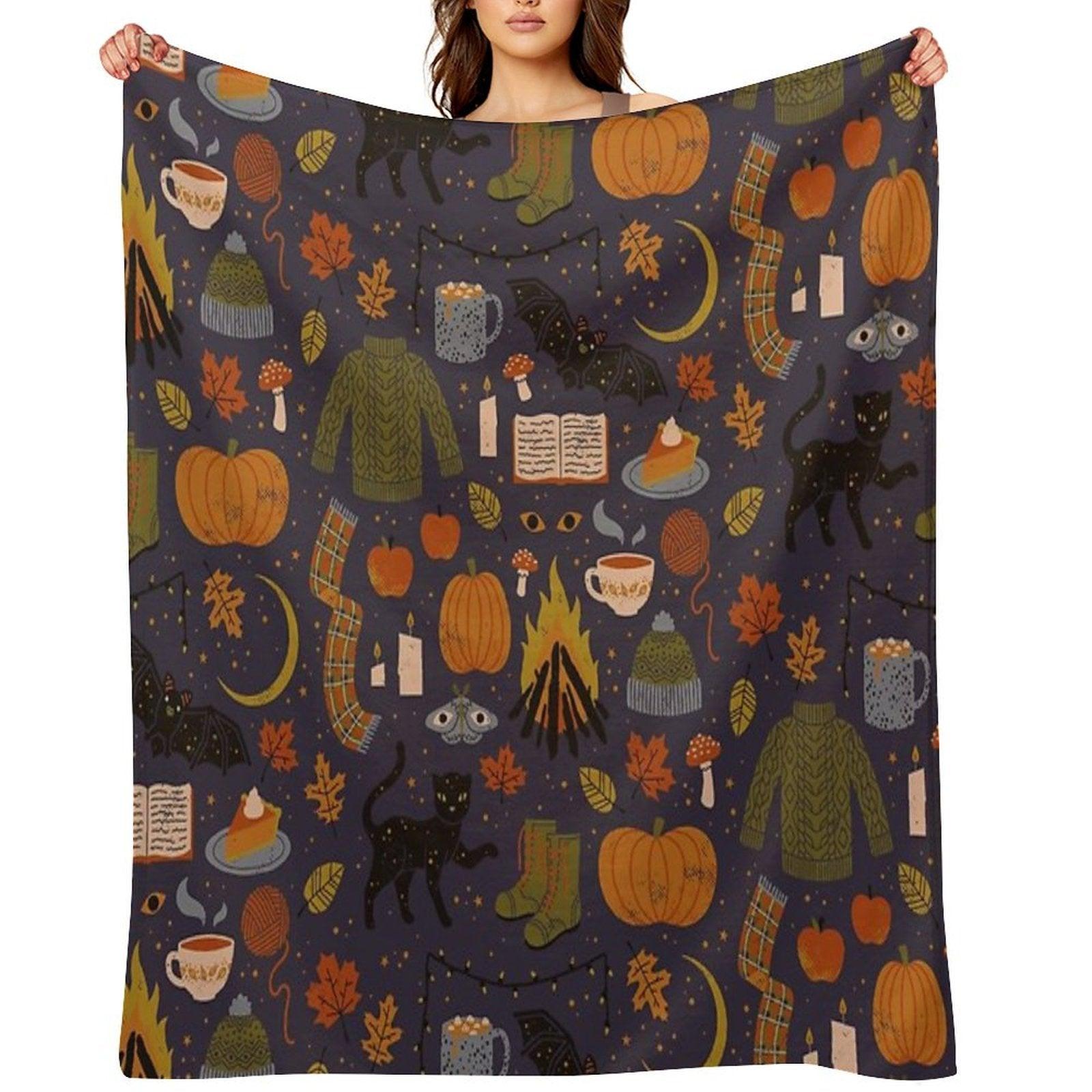 Autumn Nights Throw Blanket