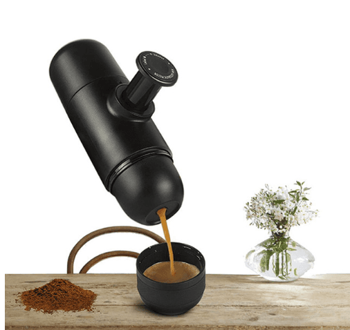 Condensed Portable Mini Coffee Machine – Capsule Black, Compact & Travel-Friendly