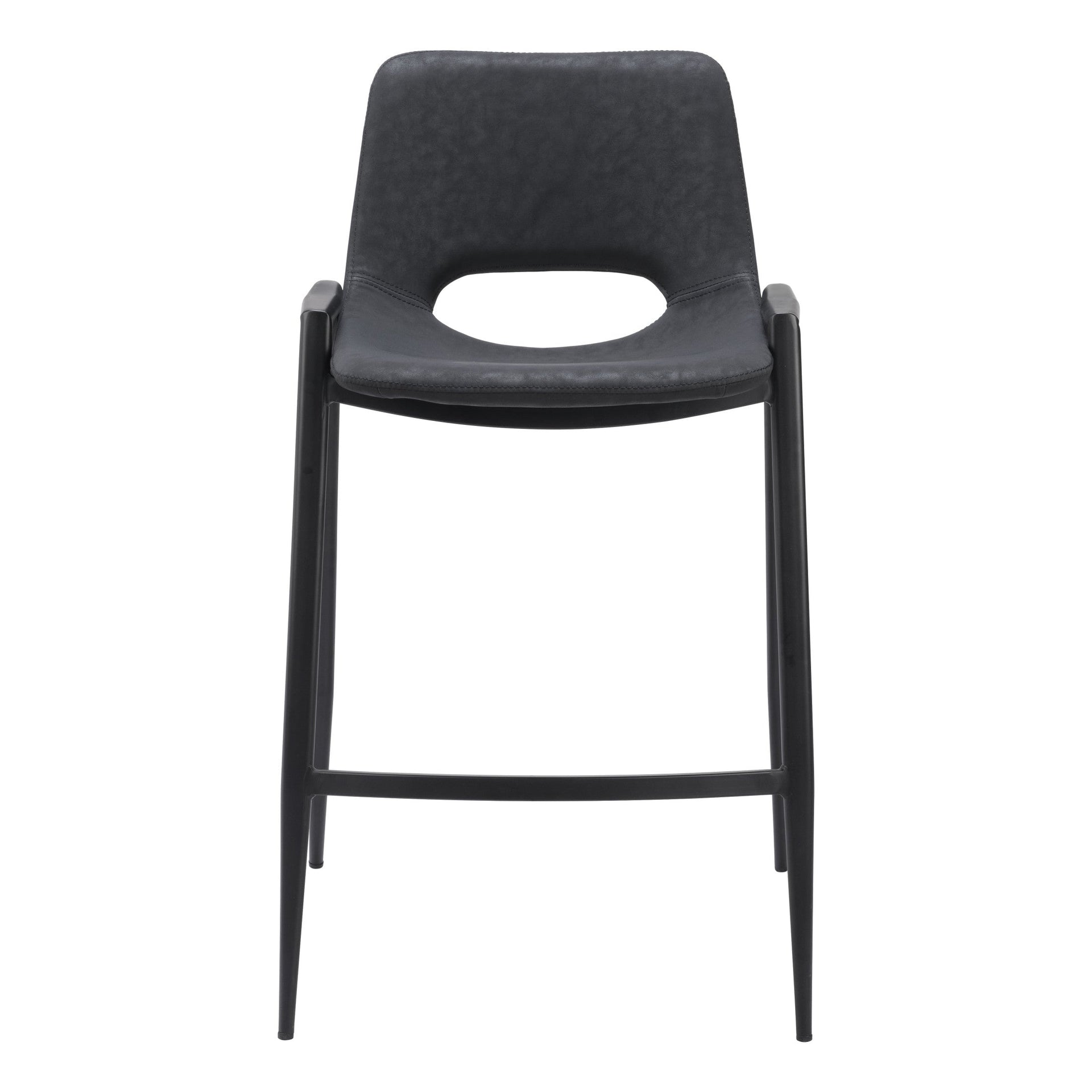 Desi Counter Stool (Set of 2) Black