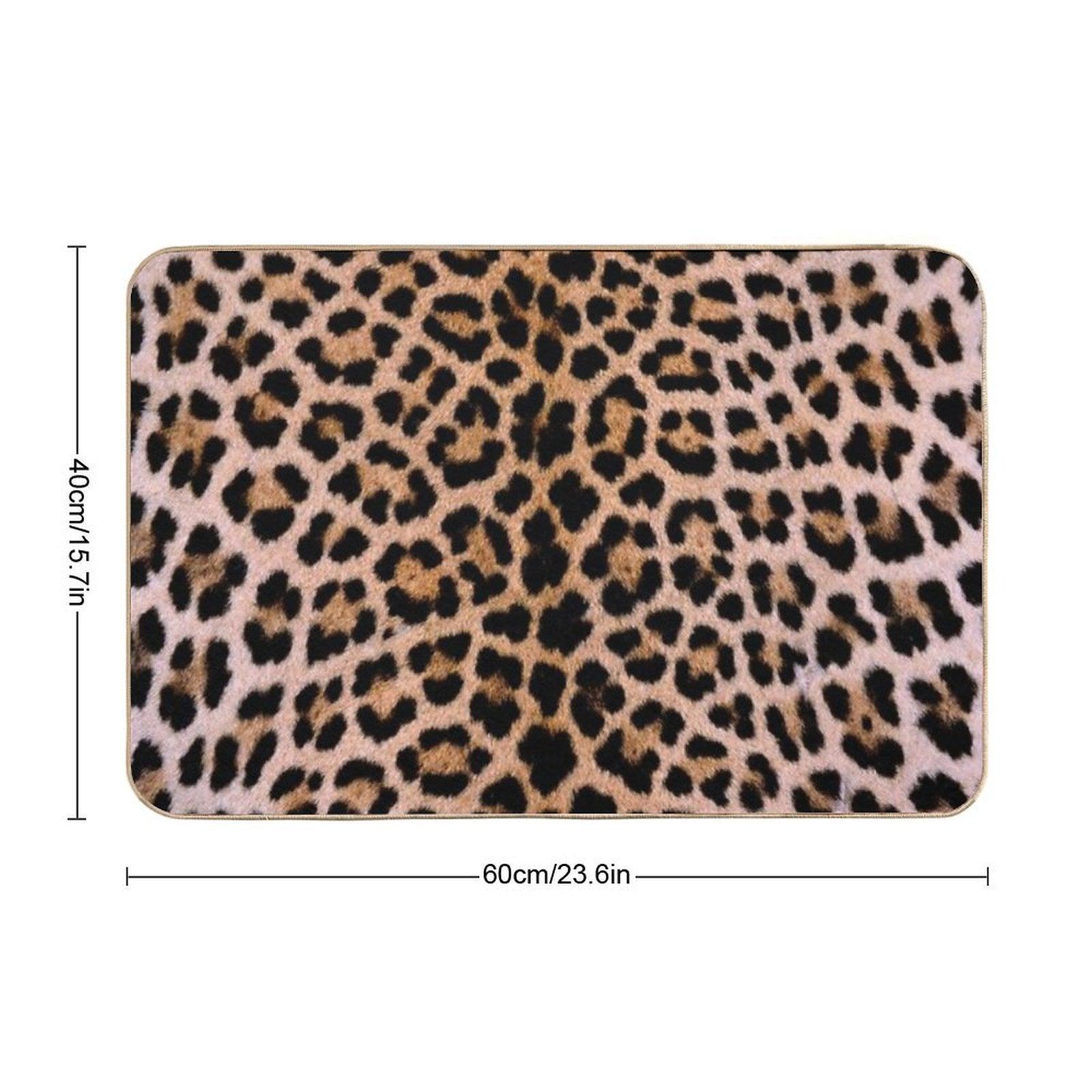 Cheetah Print  Eco-Friendly Bath Mat