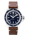 YEMA Superman 500 Mysterious Blue Dial Brown Leather 41mm | YSUP22B41-GU62S