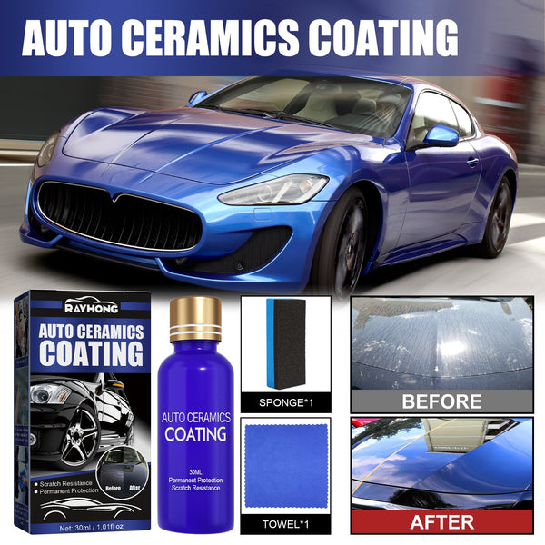 Auto Ceramics Coating, Clean Decontamination Waterproof Dustproof Scratch Repair Paint Maintenance Renovation Coating Solution