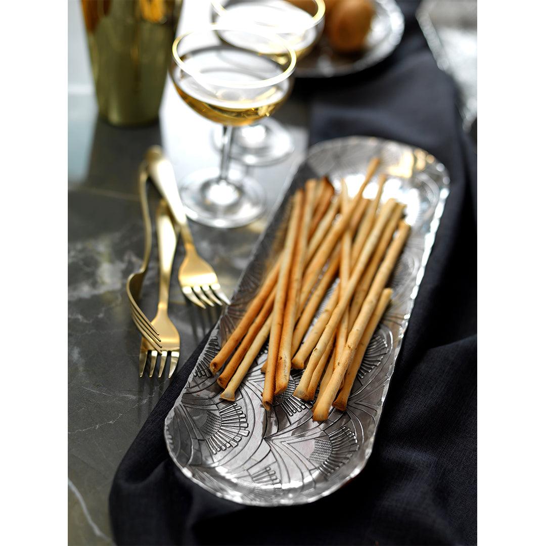 1923 Small Breadstick Tray (Aluminum)