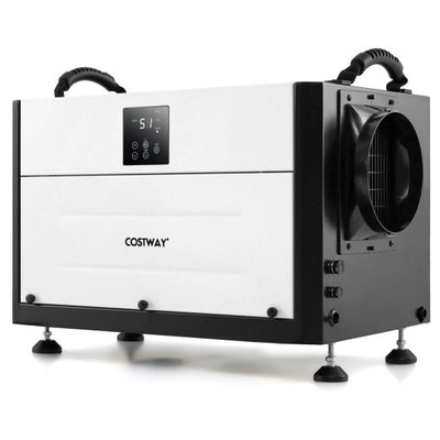 192 Pint Crawl Space Dehumidifier with 3 Modes and 24H Timer-White