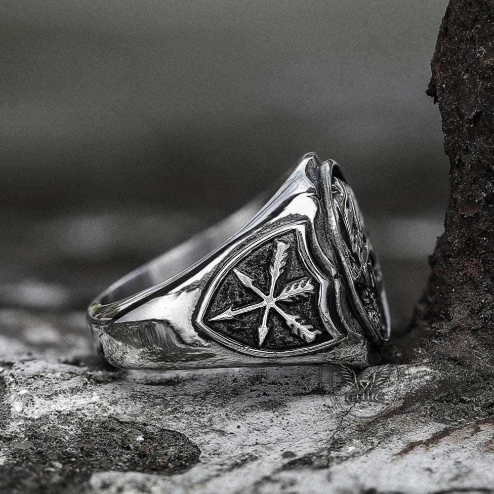 1936 Hobo Nickels Liberty Stainless Steel Skull Ring