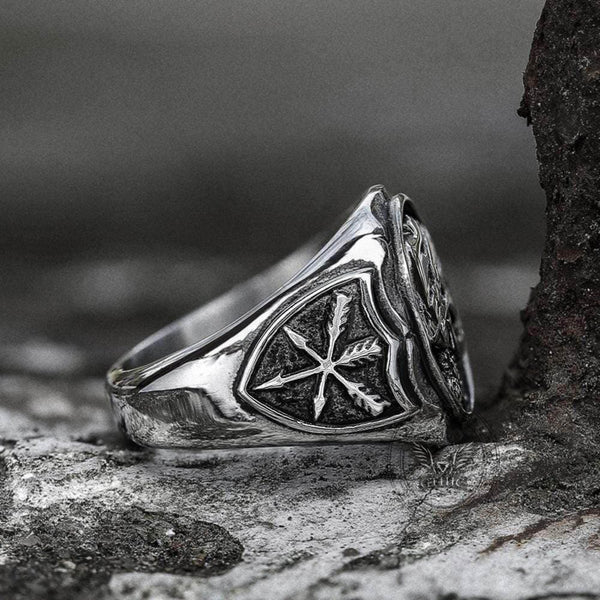 1936 Hobo Nickels Liberty Stainless Steel Skull Ring