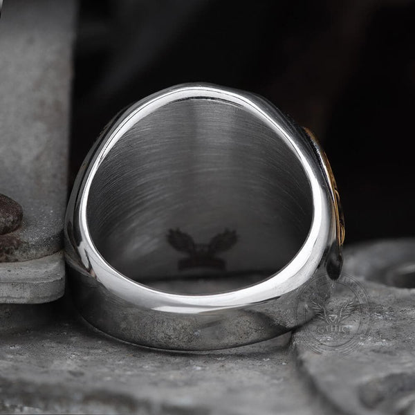 1936 Hobo Nickels Liberty Stainless Steel Skull Ring