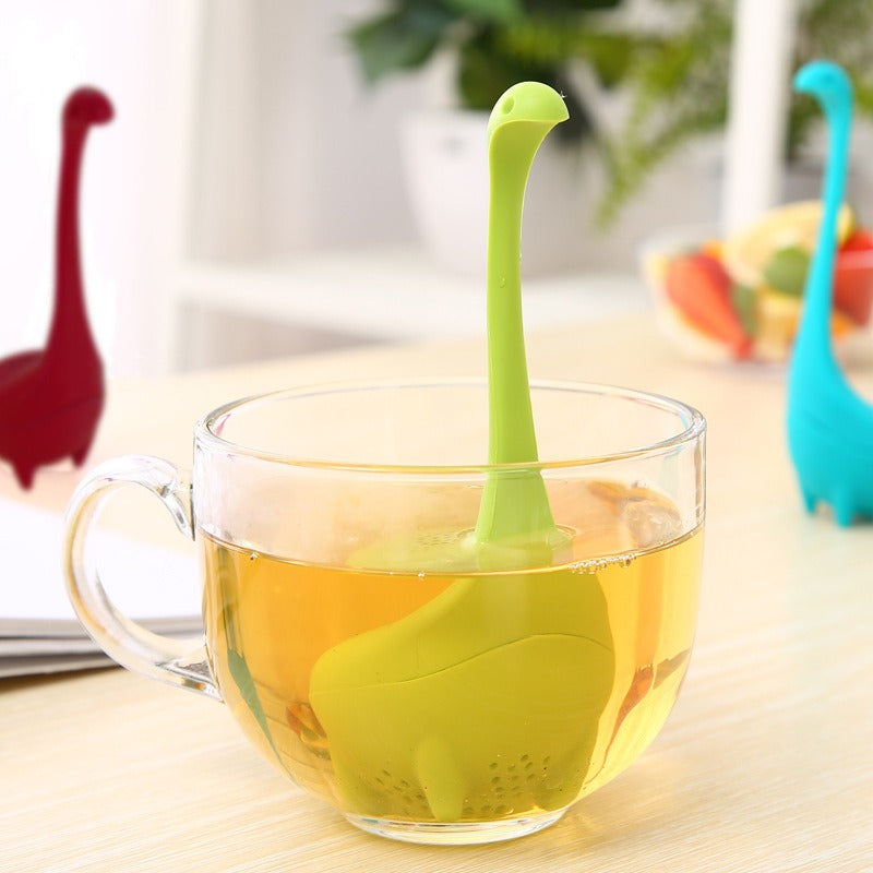 Water Monster Silicone Tea Filter Tea Glass Nice Lake Water Monster Tea Brewer