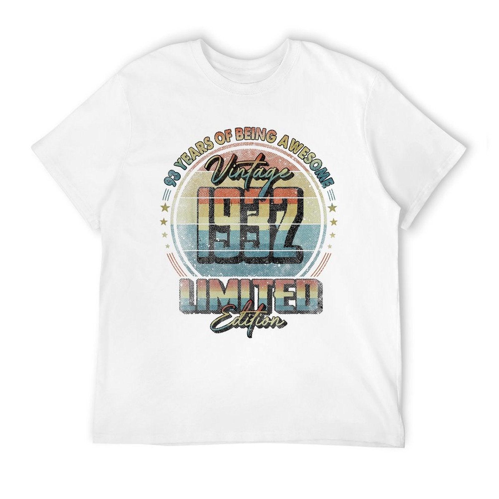 Vintage 1932 Limited Edition 93 Year Old 93rd Birthday  Stretchy T-Shirt