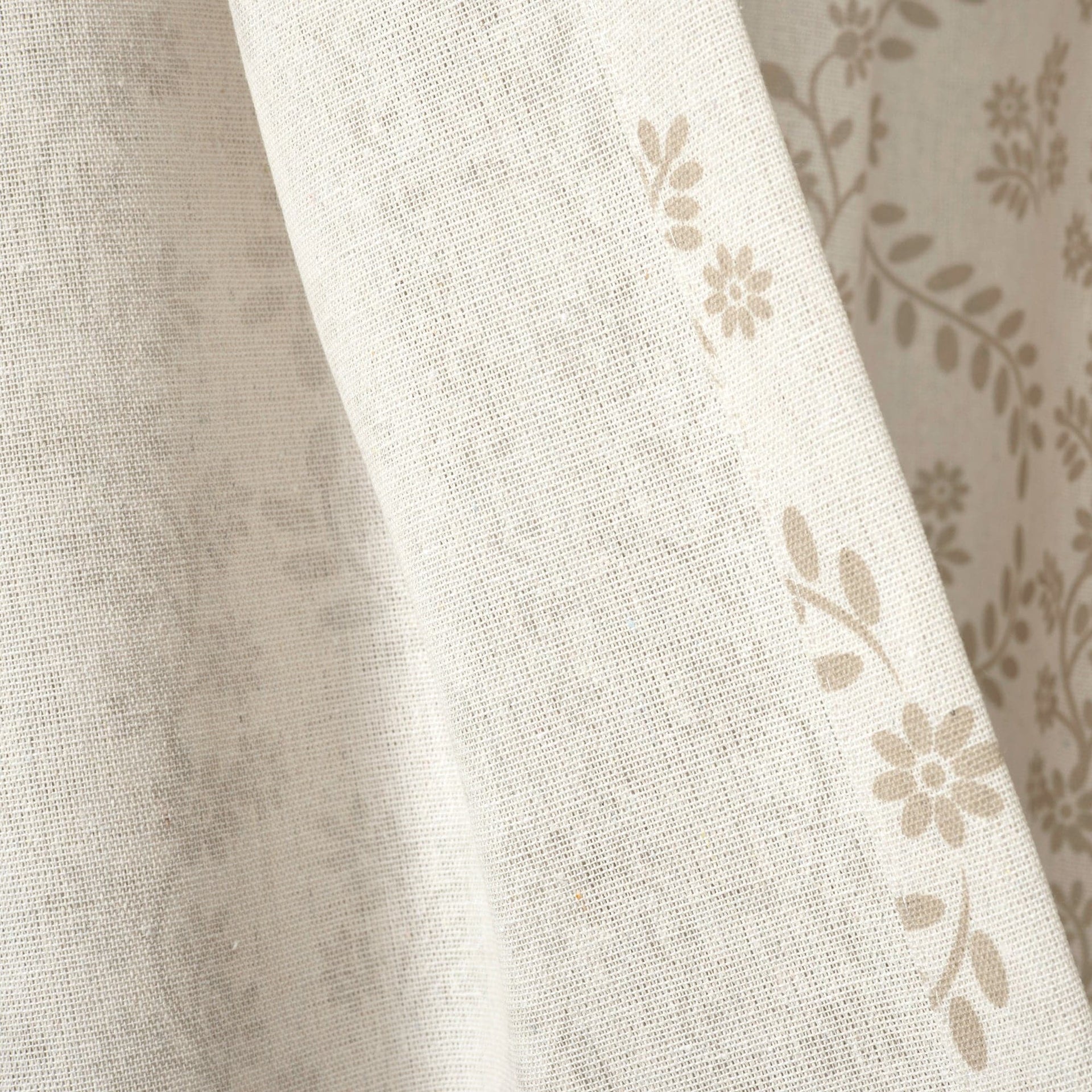 Doreen Delicate Floral Window Curtain Panel Set