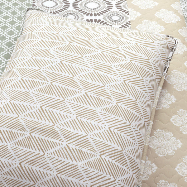 Bohemian Stripe Quilt 3 Piece Set