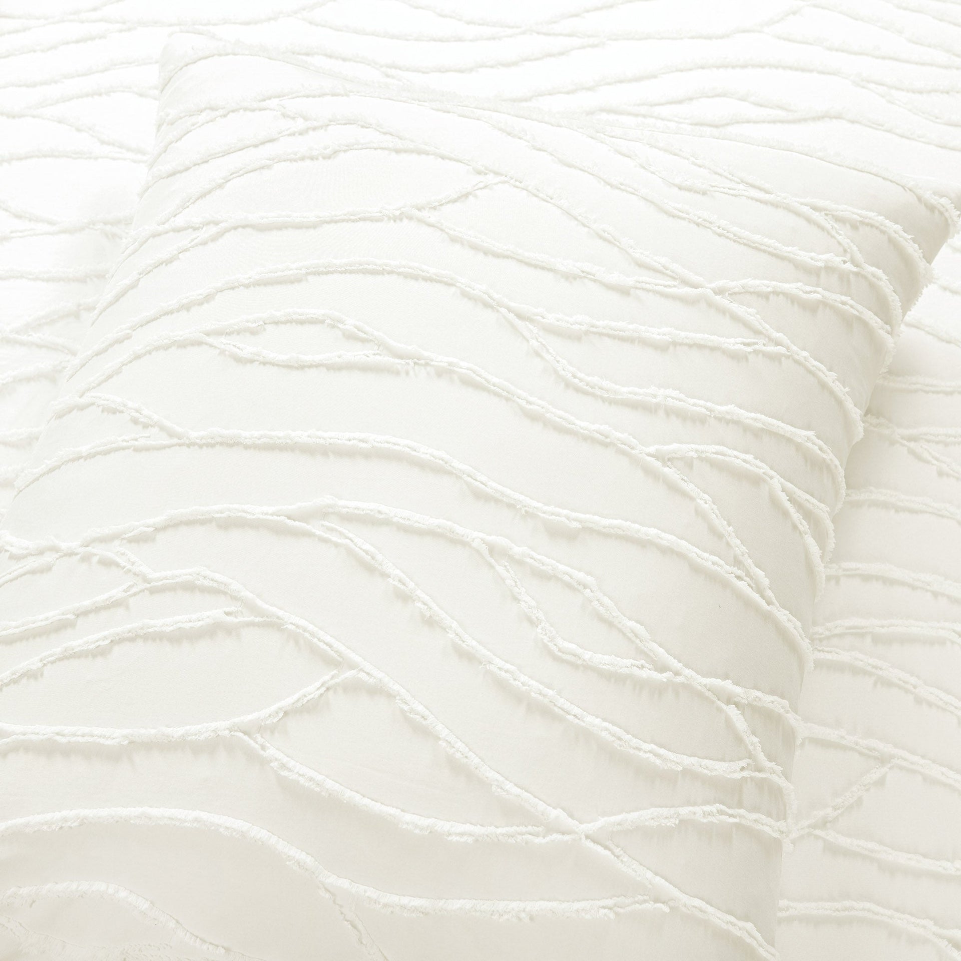 Jacquard Wave Duvet Cover 3 Piece Set