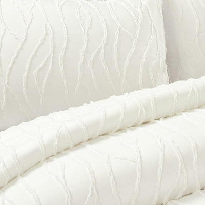 Jacquard Wave 3 Piece Comforter Set