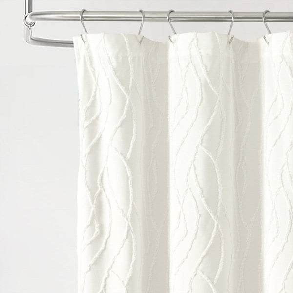 Jacquard Wave Shower Curtain