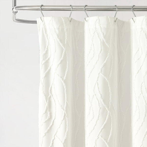Jacquard Wave Shower Curtain