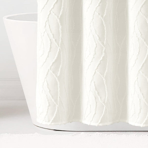 Jacquard Wave Shower Curtain