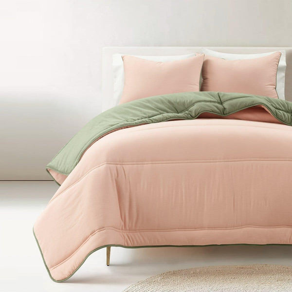 Oslo Soft Reversible Quilted Comforter Set